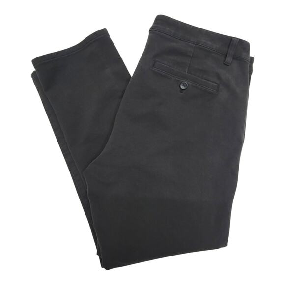 True Classic Other - True Classic Mens Size 36x28 Slim Fit Black Chino Pants Stretch Zip Pocket